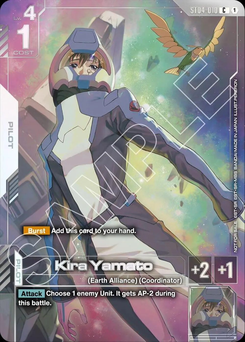 Kira Yamato (Newtype Challenge 2026 Mission 1) card front