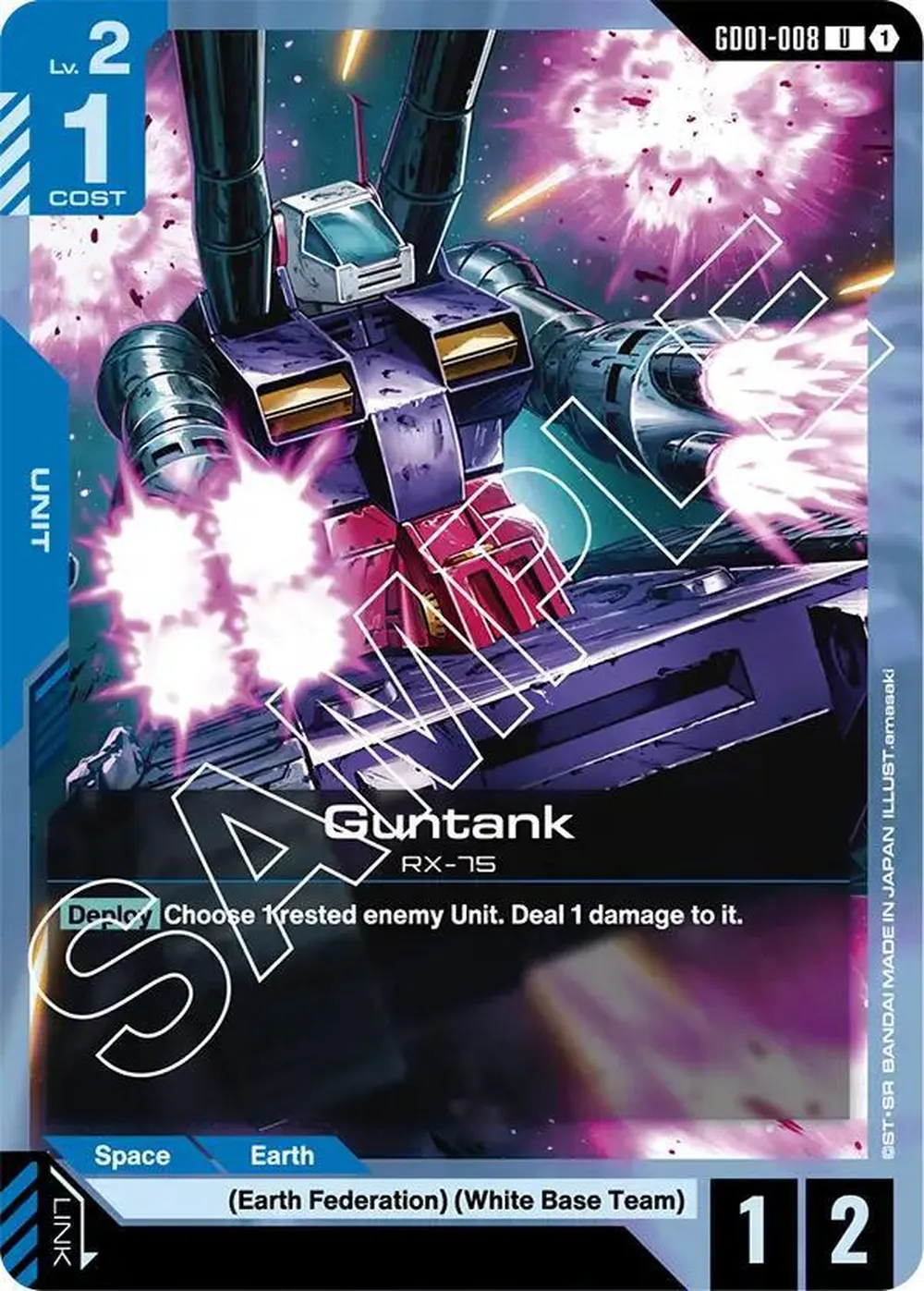 Guntank card front