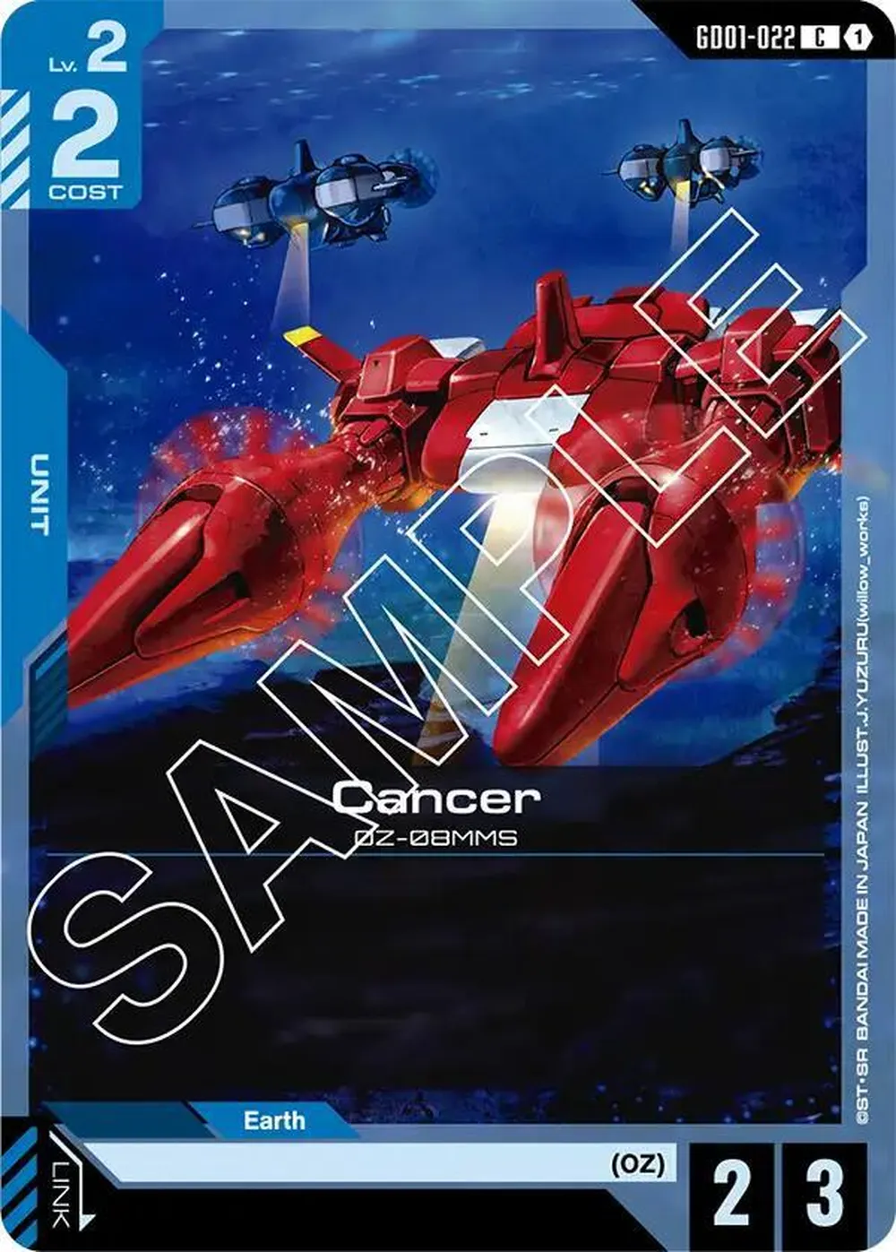 Cancer card front