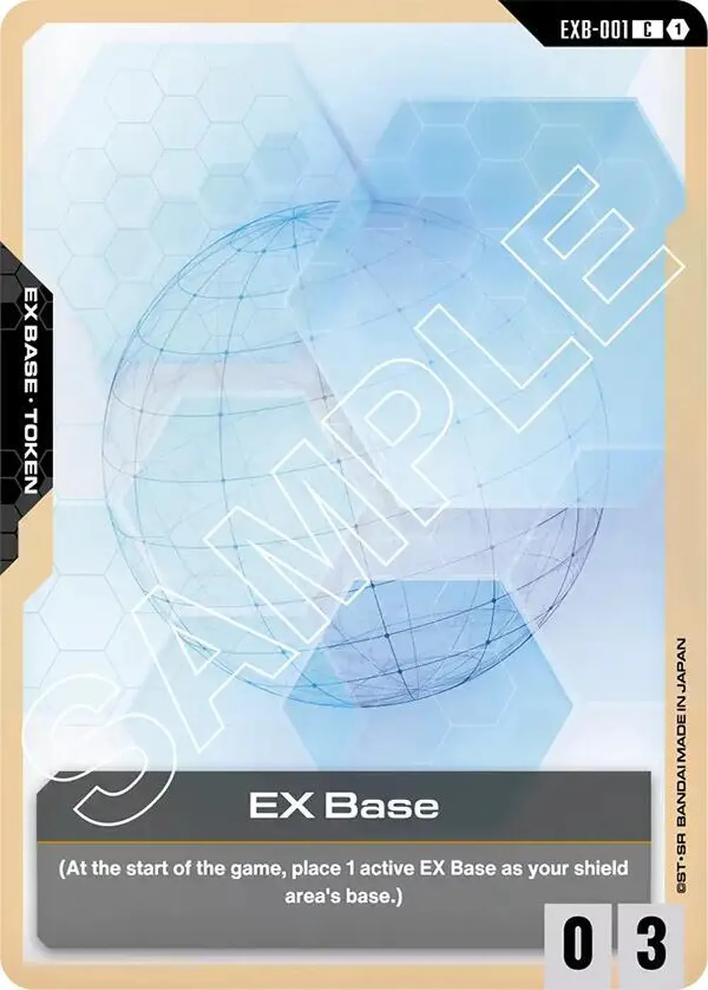EX Base card front