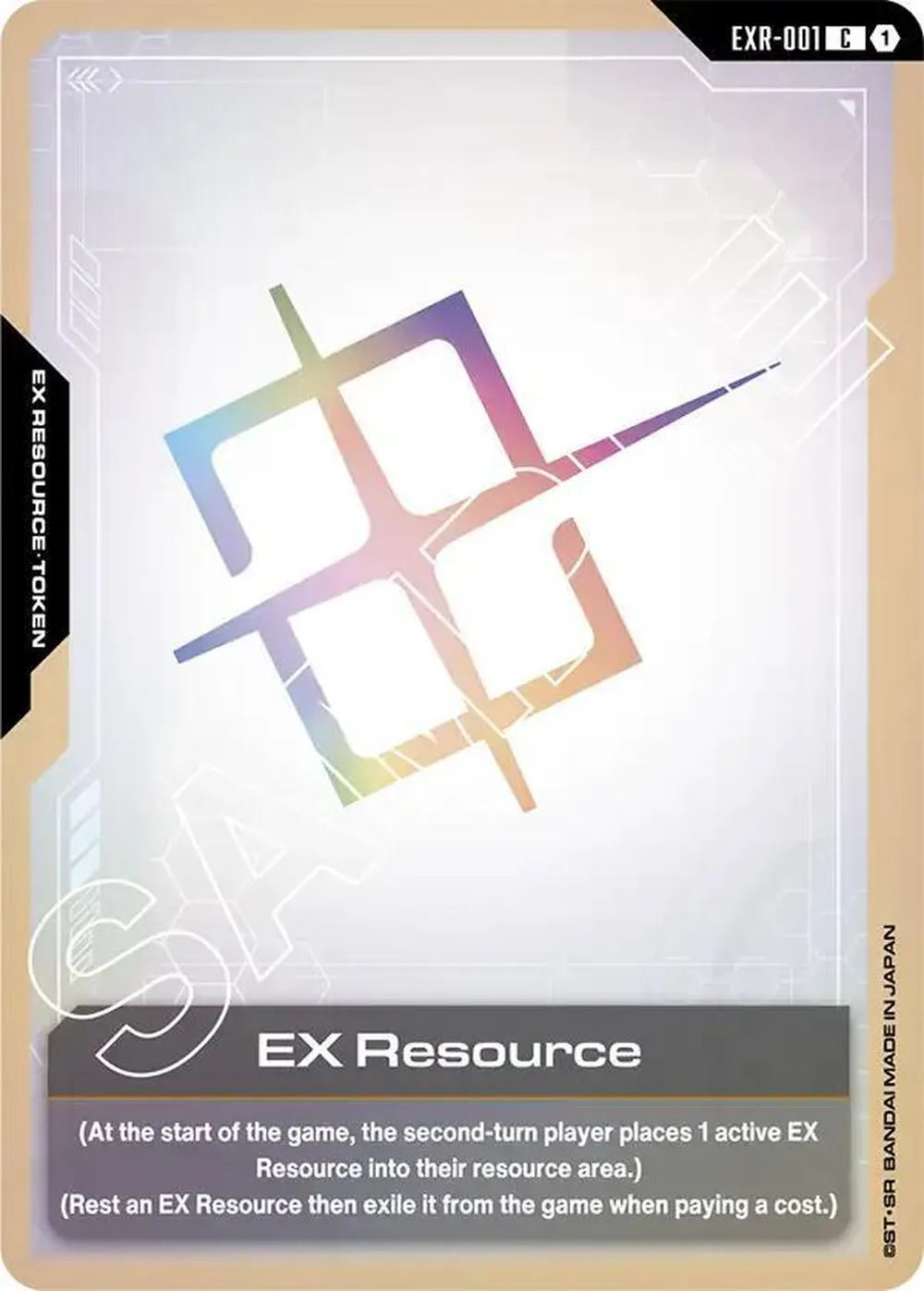 EX Resource card front