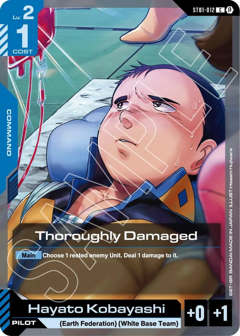Thoroughly Damaged card front