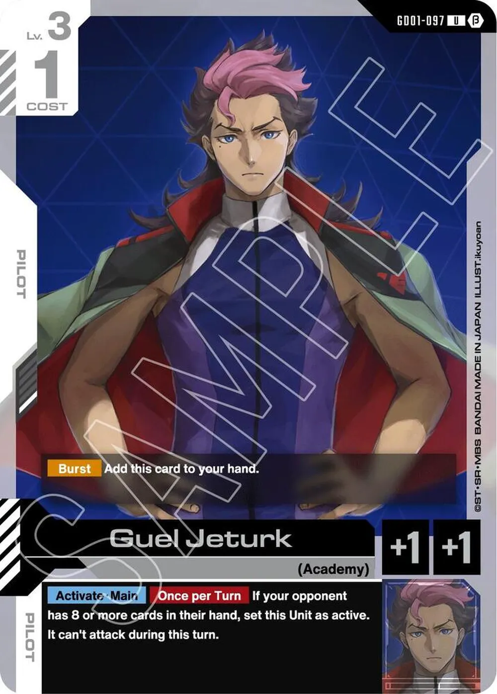 Guel Jeturk card front