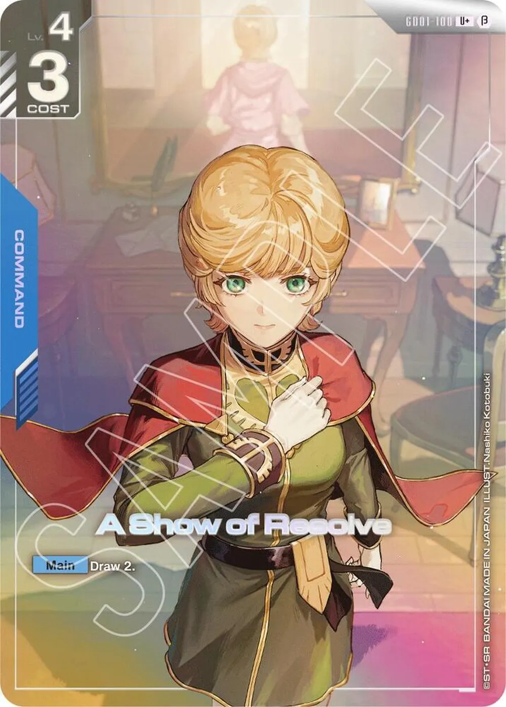 A Show of Resolve (U+) card front