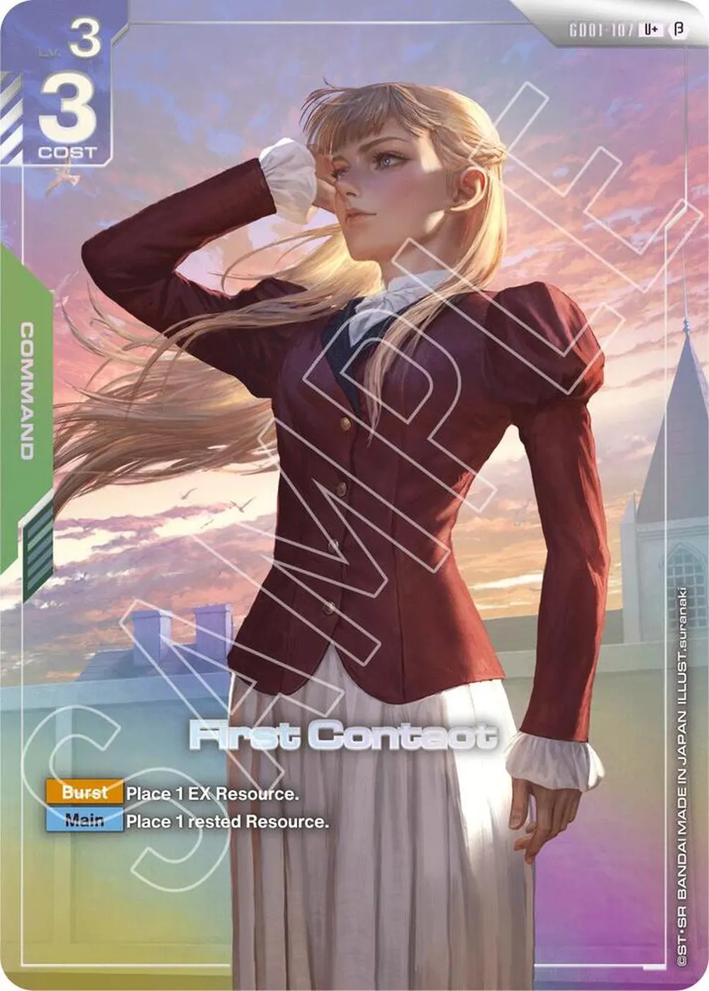 First Contact (U+) card front