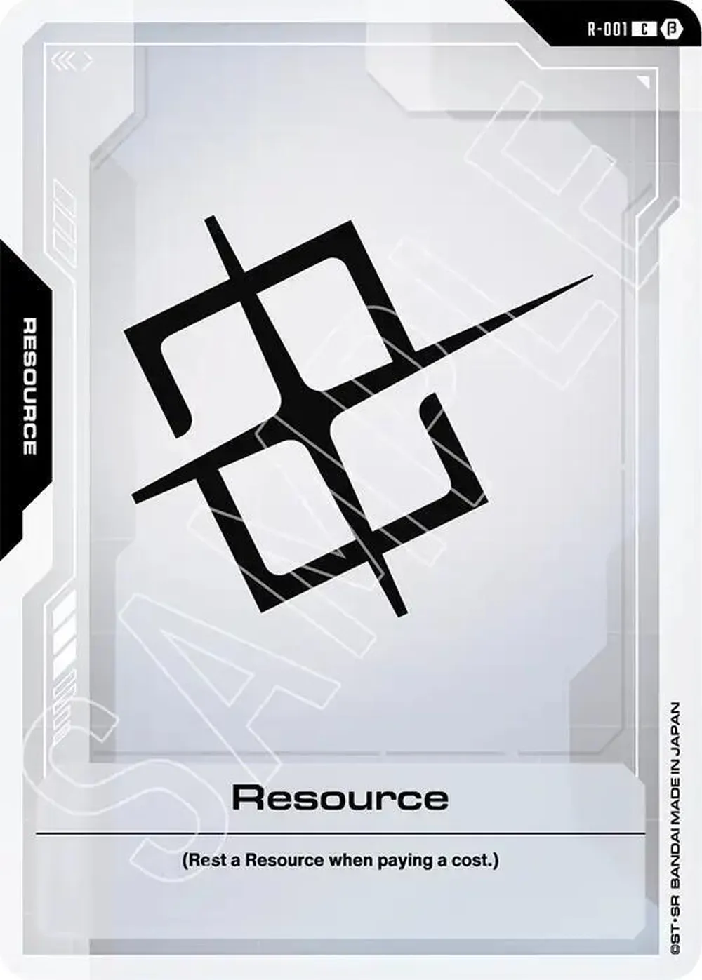 Resource card front