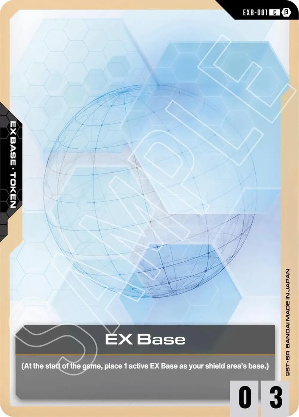 EX Base card front