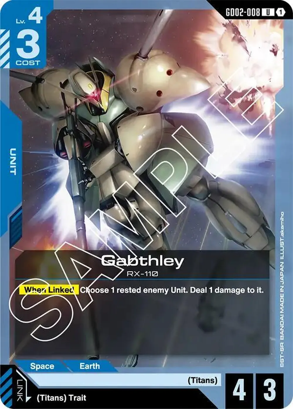 Gabthley card front