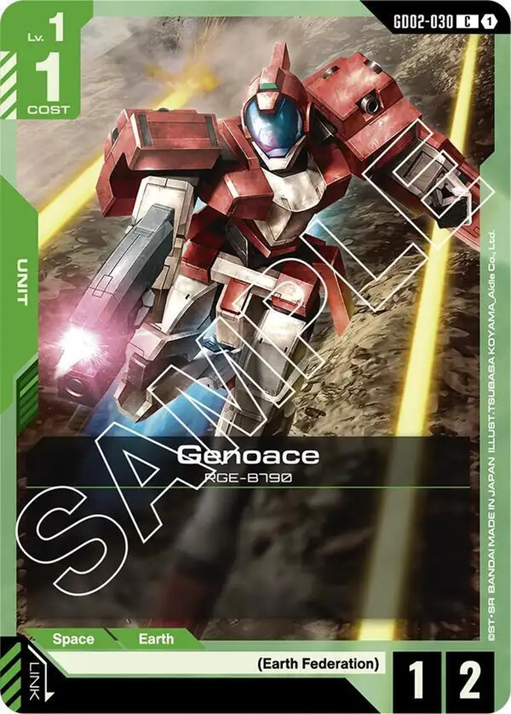 Genoace card front