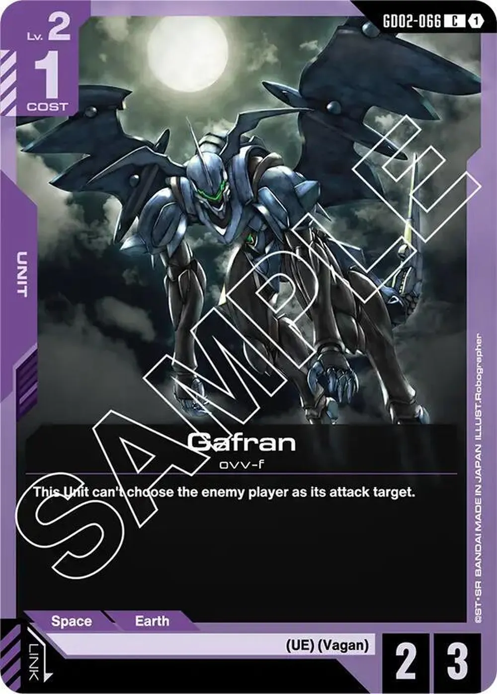 Gafran card front