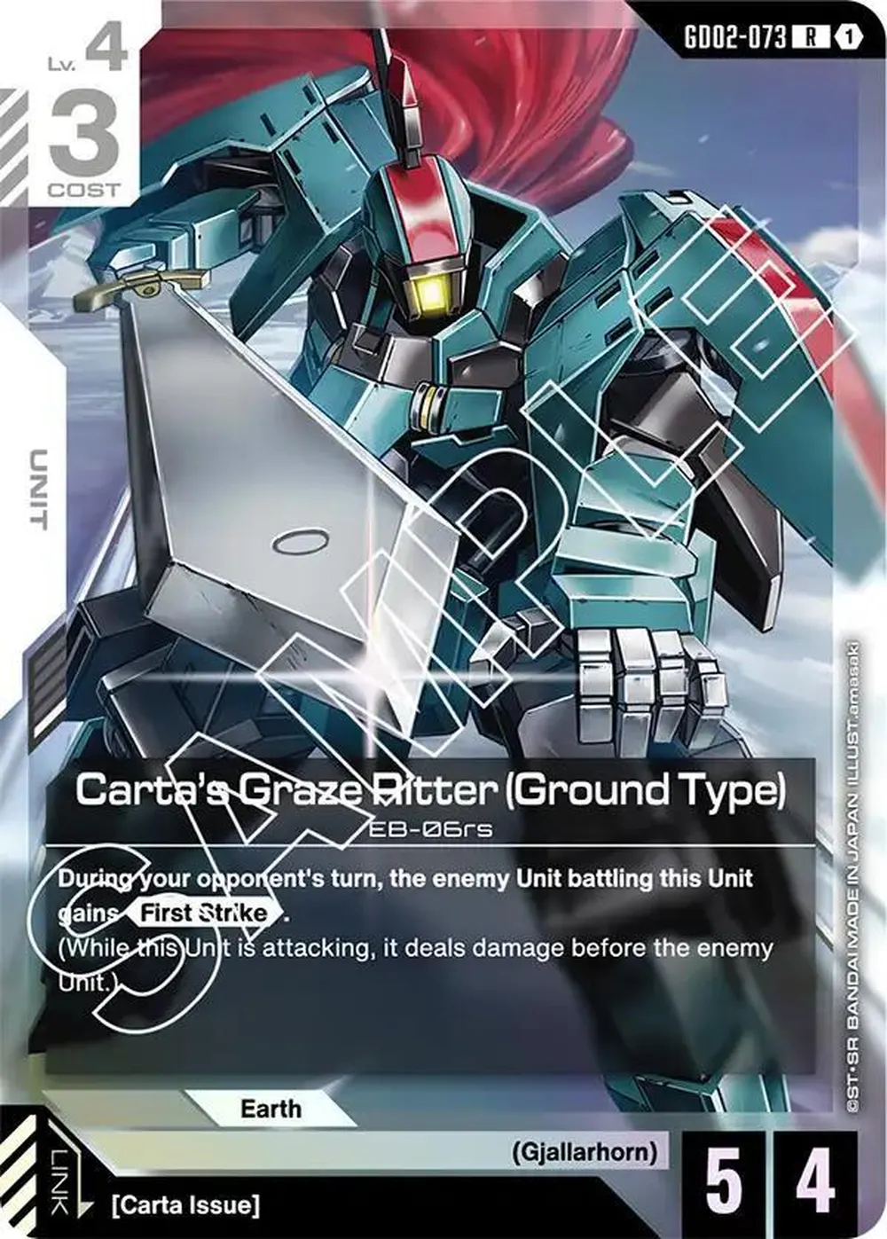 Carta's Graze Ritter (Ground Type) card front