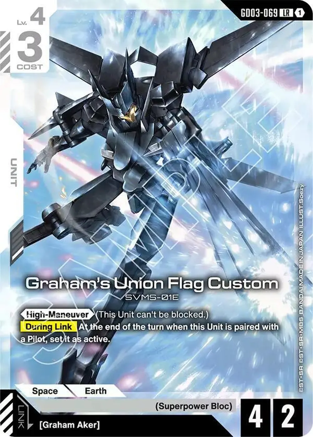 Graham's Union Flag Custom card front