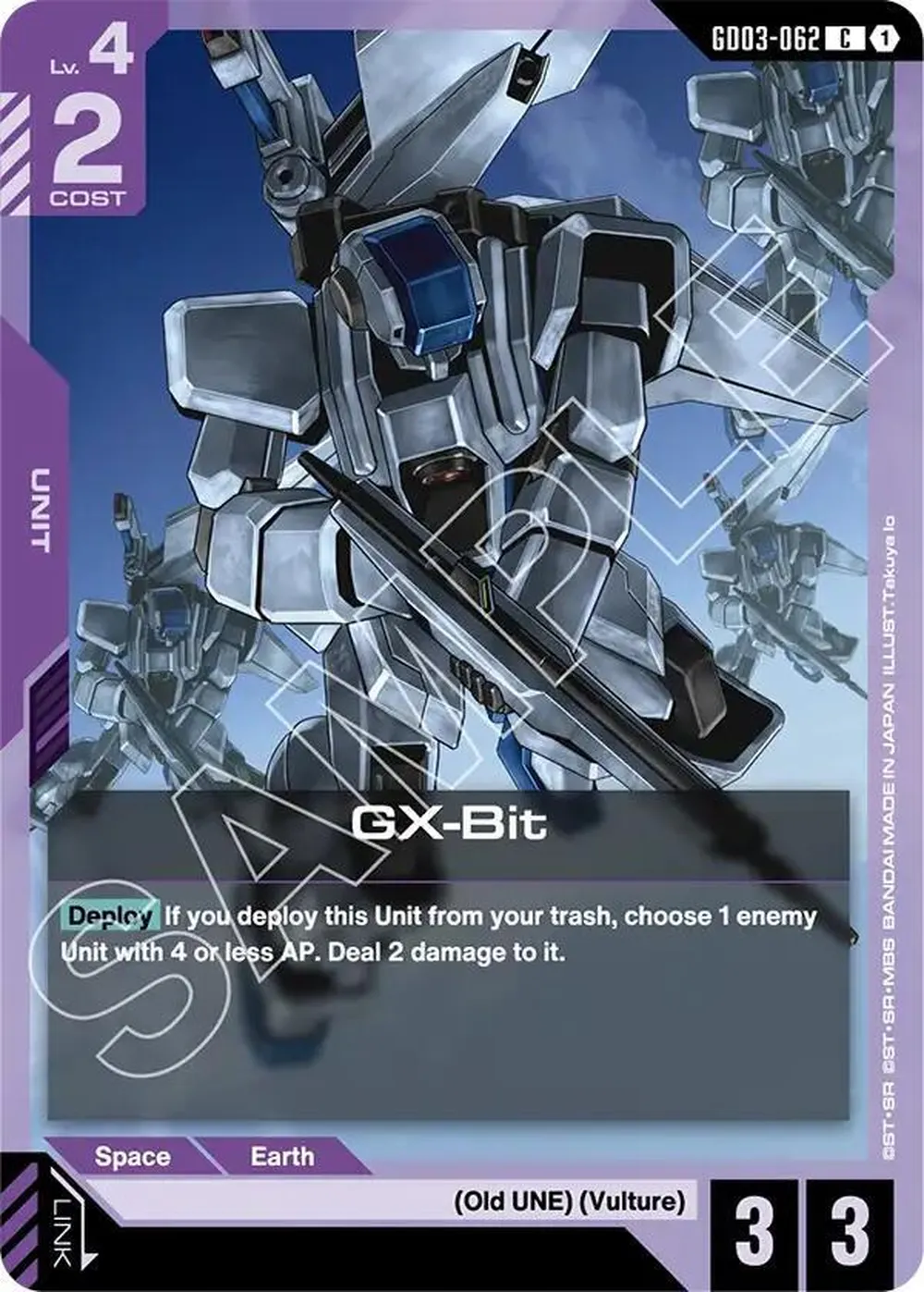 GX-Bit card front