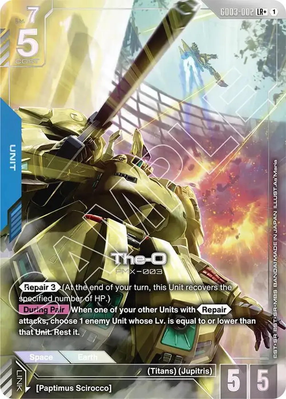 The-O (LR+) card front