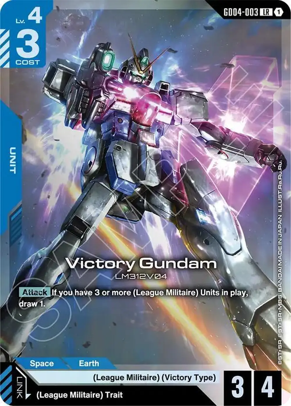 Victory Gundam (GD04-003) card front
