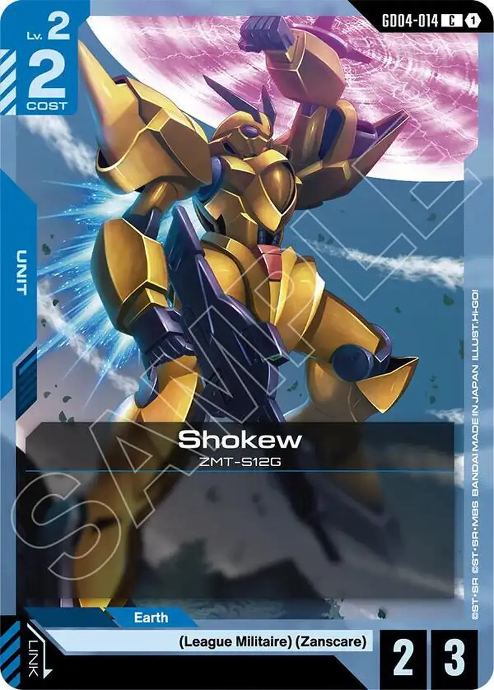 Shokew card front