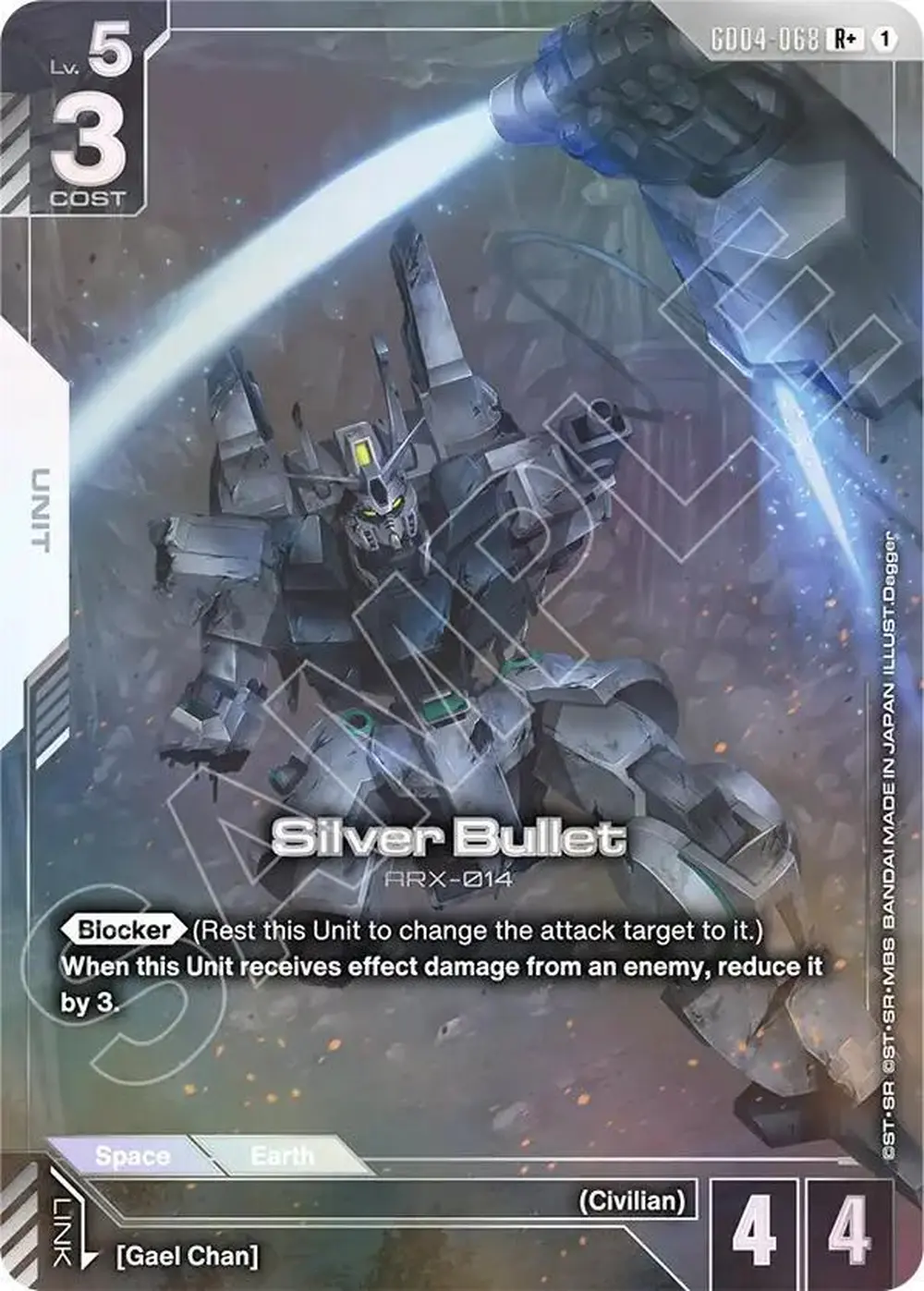 Silver Bullet (R+) card front