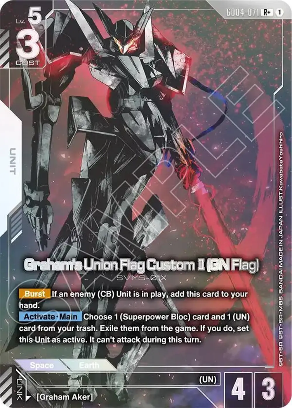 Graham's Union Flag Custom II (GN Flag) (R+) card front