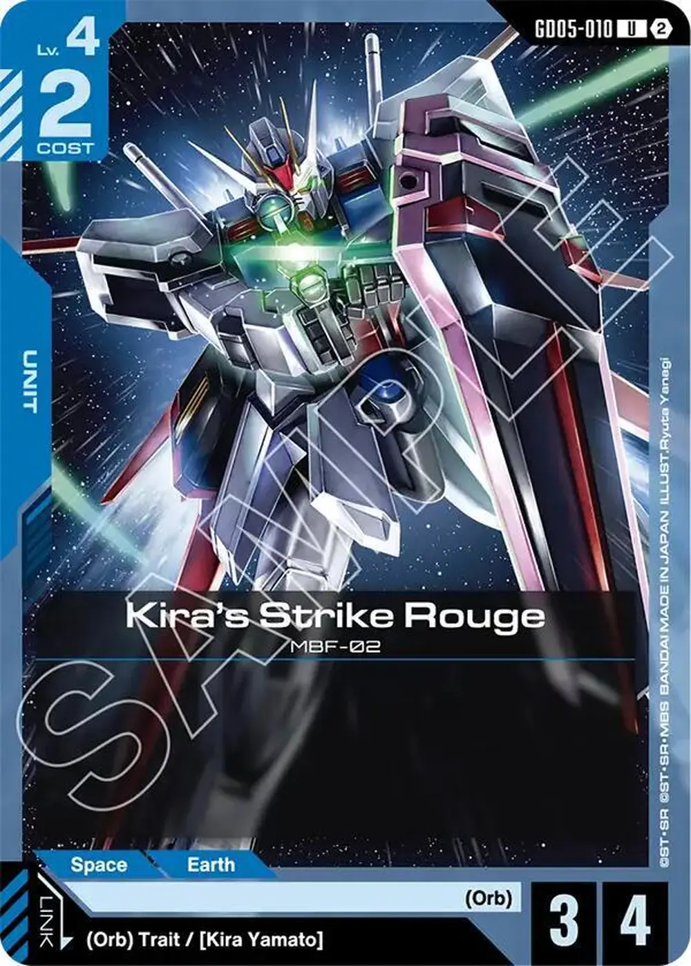 Kira's Strike Rouge card front