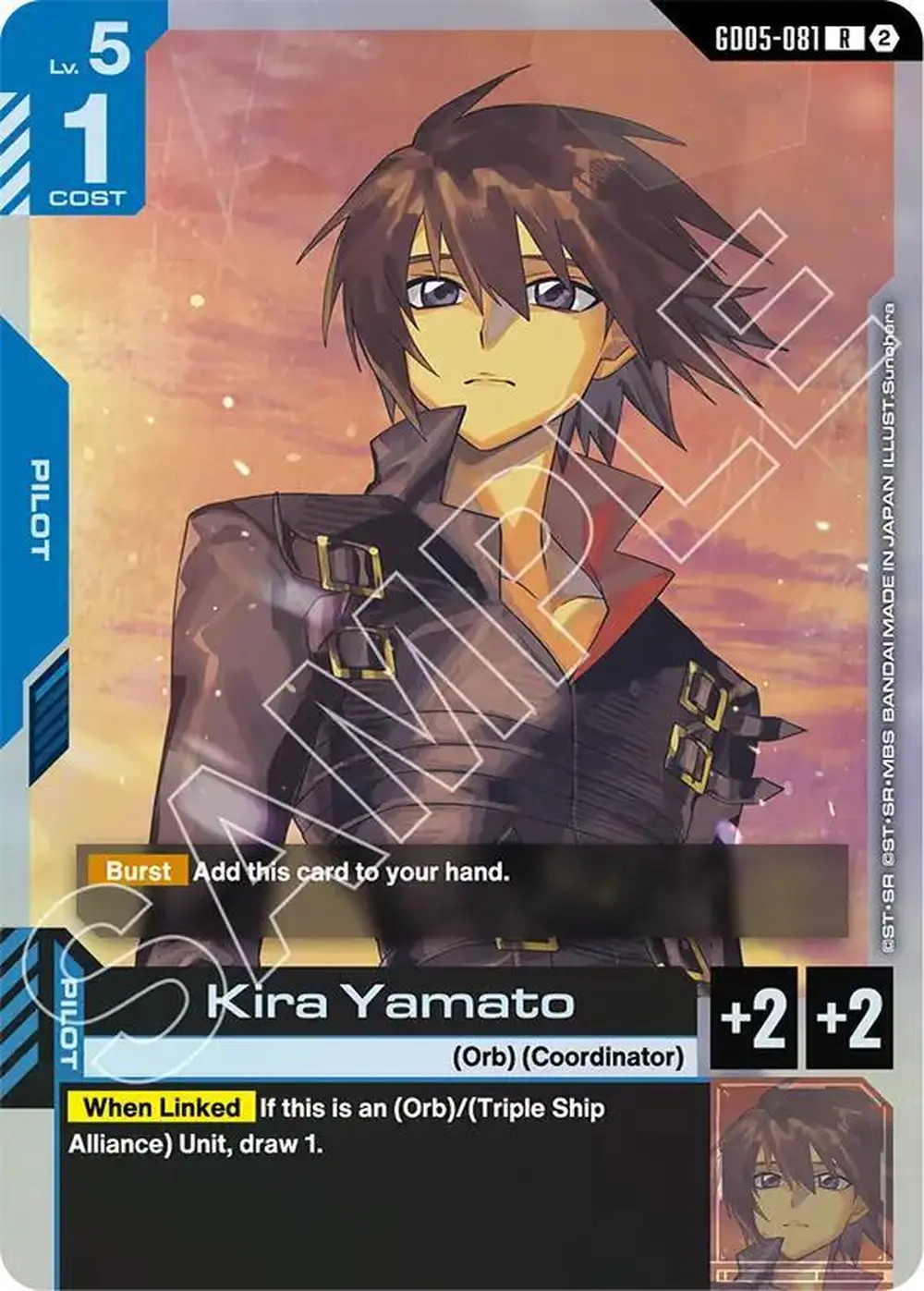 Kira Yamato card front