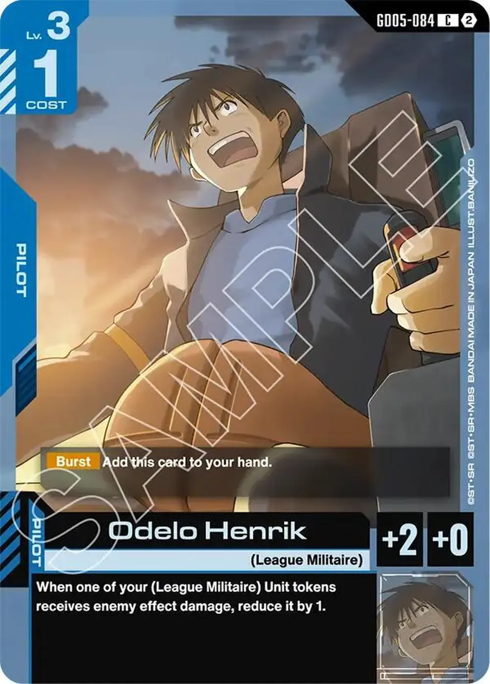 Odelo Henrik card front