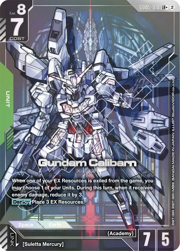 Gundam Calibarn (LR+) card front