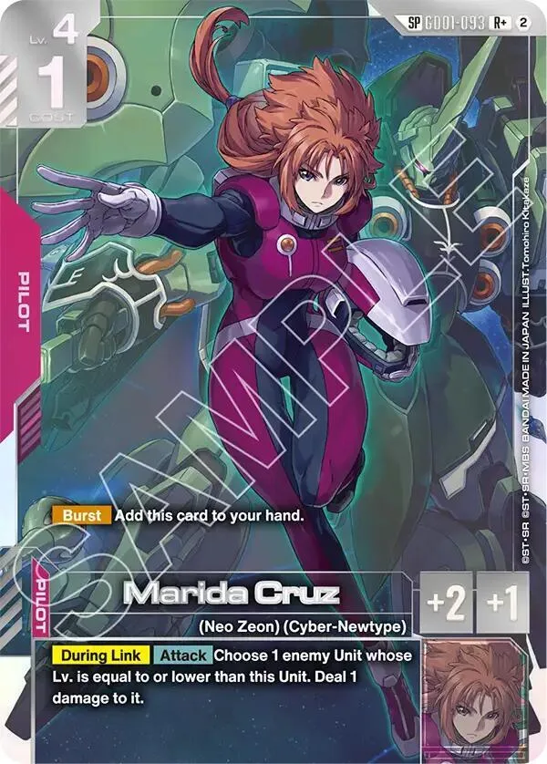 Marida Cruz (R+) (SP) card front