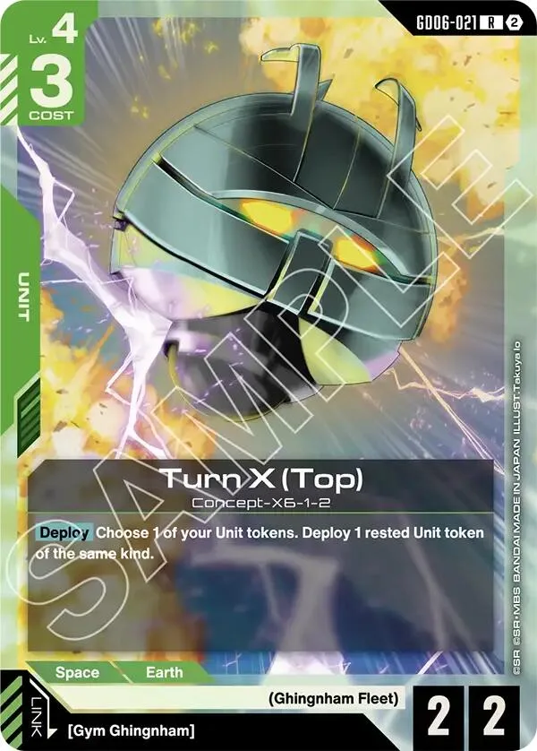 Turn X (Top) card front