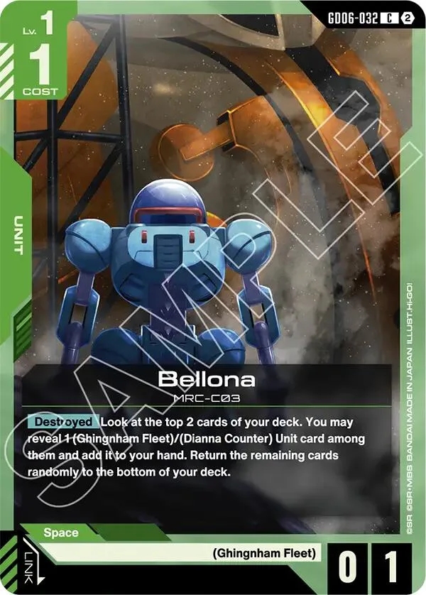 Bellona card front