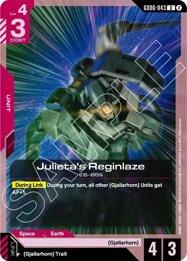 Julieta's Reginlaze card front