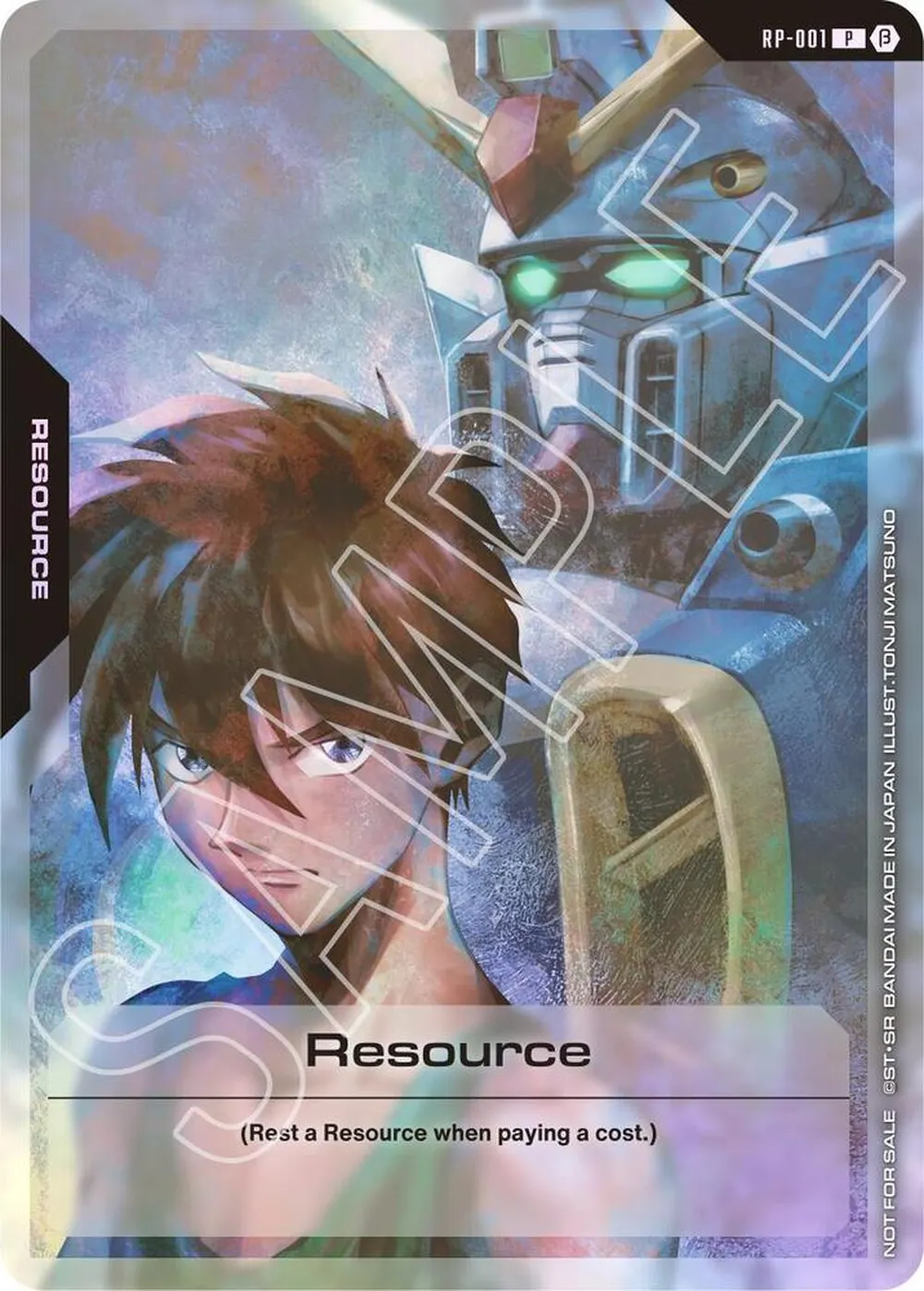 Resource (RP-001) (Mobile Suit Gundam Wing) card front