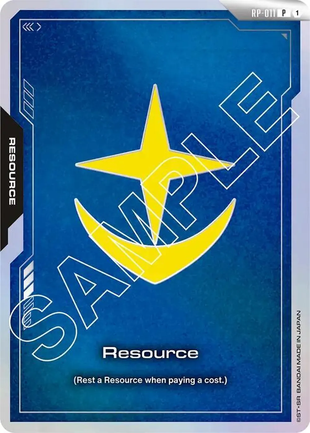Resource (RP-011) (Earth Federation Force) card front