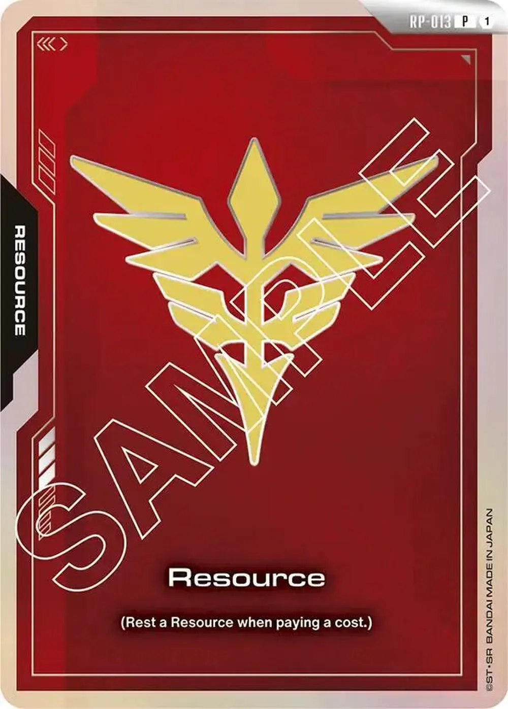 Resource (RP-013) (Neo Zeon) card front