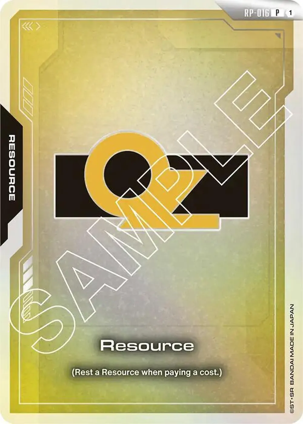 Resource (RP-016) (OZ) card front