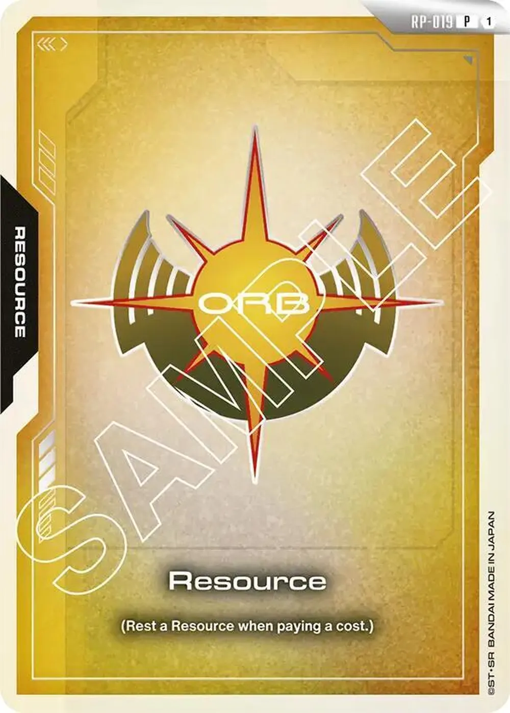 Resource (RP-019) (United Emirates of Orb) card front