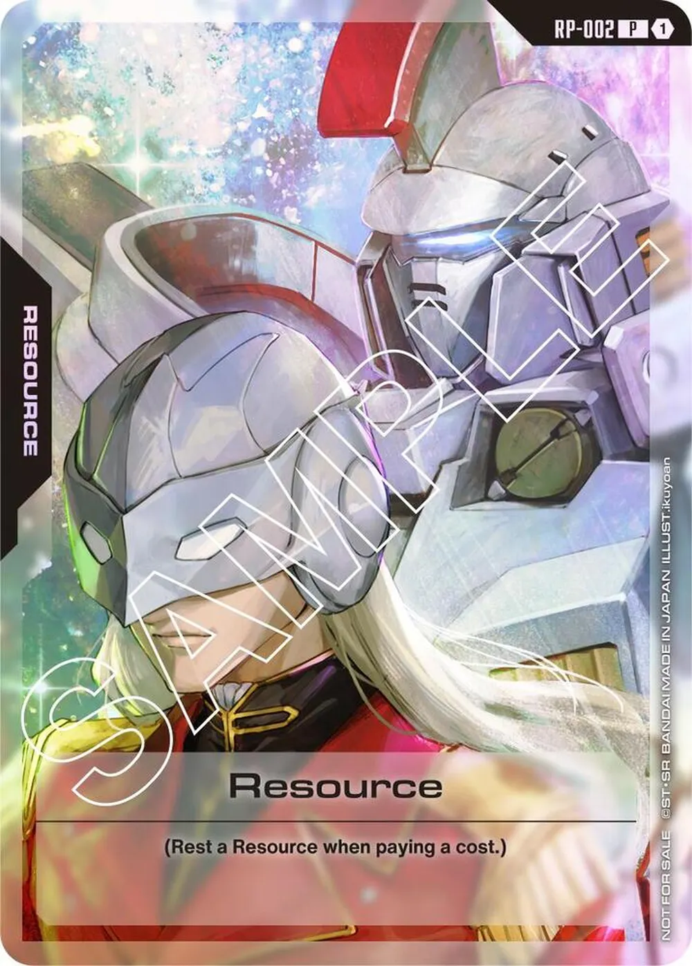Resource (RP-002) (Mobile Suit Gundam Wing) card front