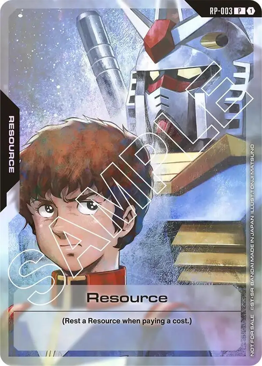 Resource (RP-003) (Mobile Suit Gundam) card front