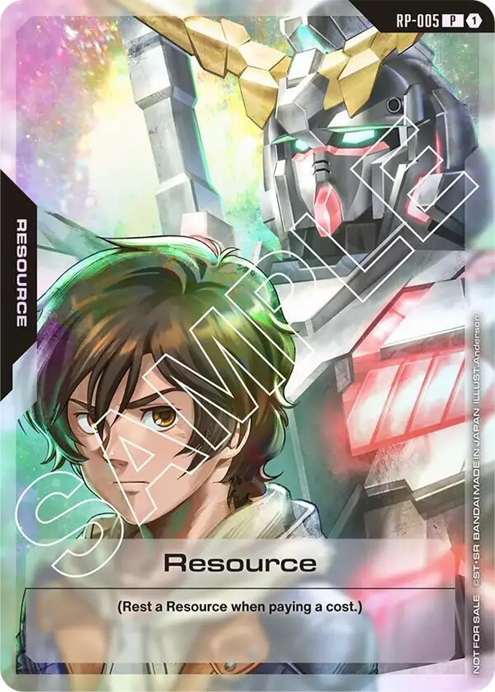 Resource (RP-005) (Mobile Suit Gundam Unicorn) card front