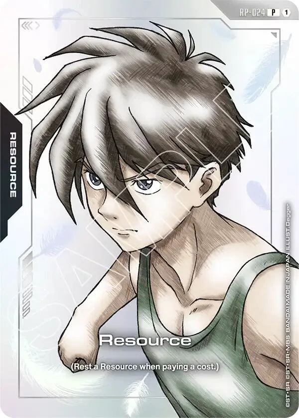 Resource (RP-024) (Premium Accessory Set - Mobile Suit Gundam Wing) card front