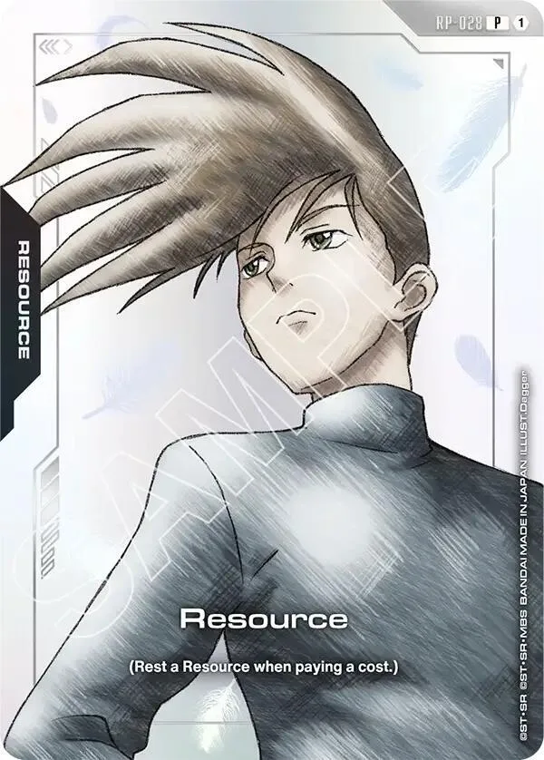 Resource (RP-028) (Premium Accessory Set - Mobile Suit Gundam Wing) card front