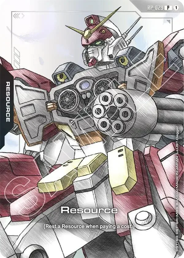 Resource (RP-029) (Premium Accessory Set - Mobile Suit Gundam Wing) card front