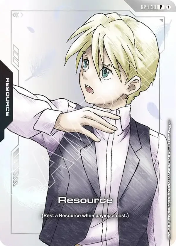 Resource (RP-030) (Premium Accessory Set - Mobile Suit Gundam Wing) card front