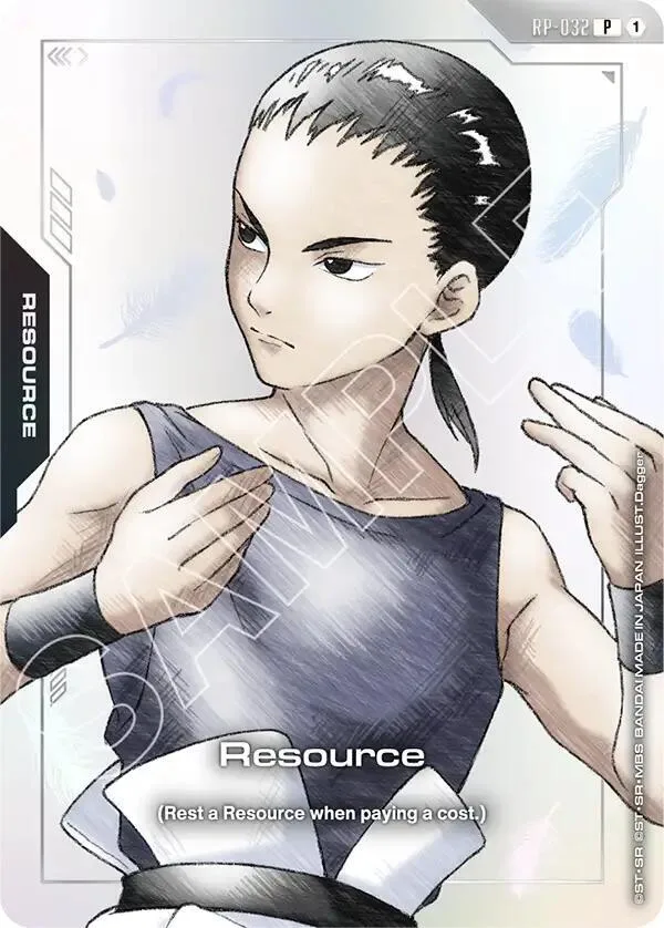 Resource (RP-032) (Premium Accessory Set - Mobile Suit Gundam Wing) card front