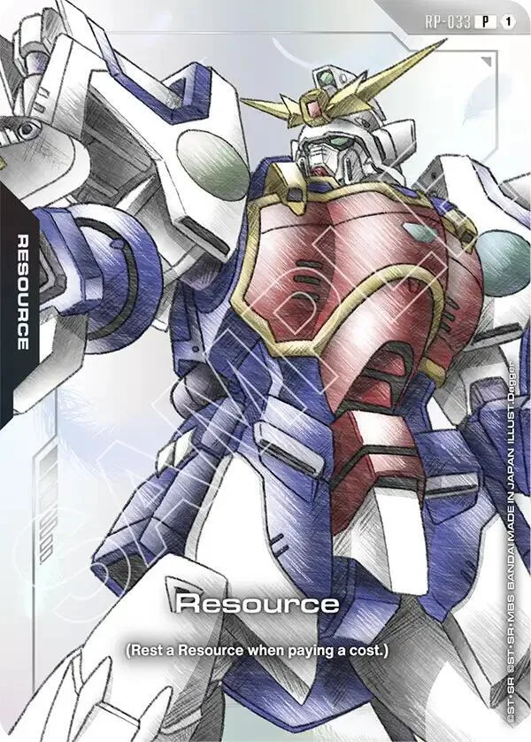 Resource (RP-033) (Premium Accessory Set - Mobile Suit Gundam Wing) card front