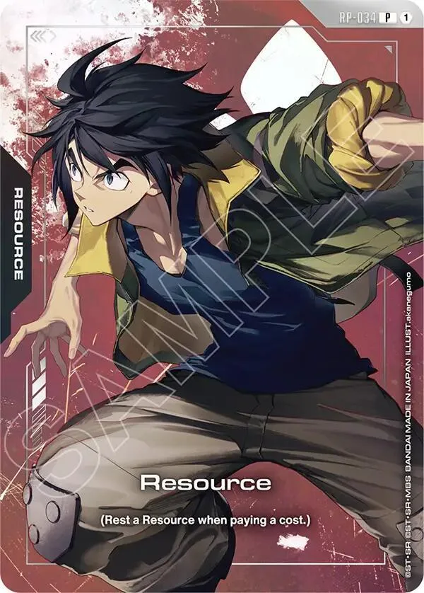 Resource (RP-034) (Premium Accessory Set - Mobile Suit Gundam: Iron-Blooded Orphans) card front