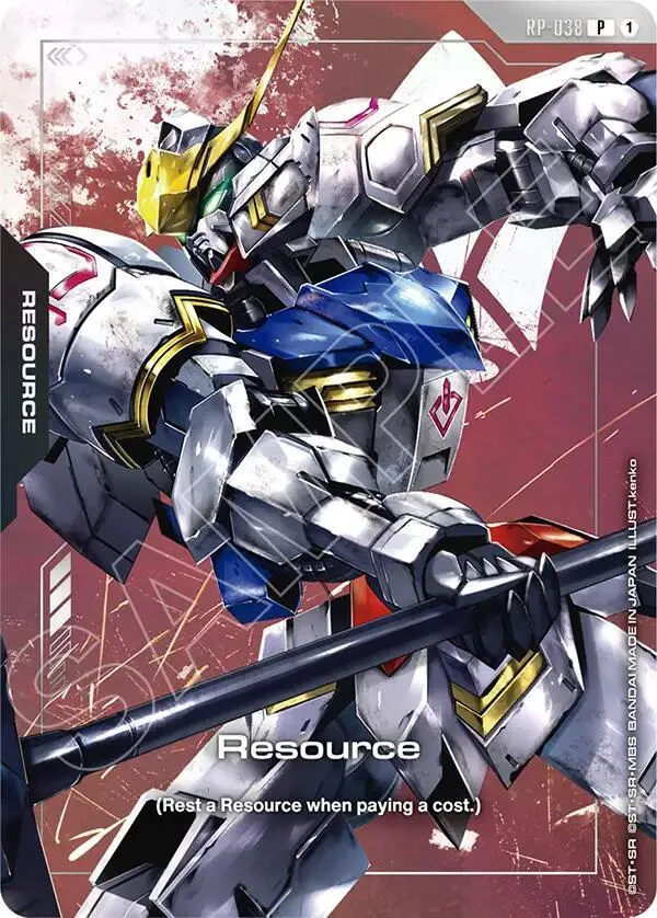Resource (RP-038) (Premium Accessory Set - Mobile Suit Gundam: Iron-Blooded Orphans) card front