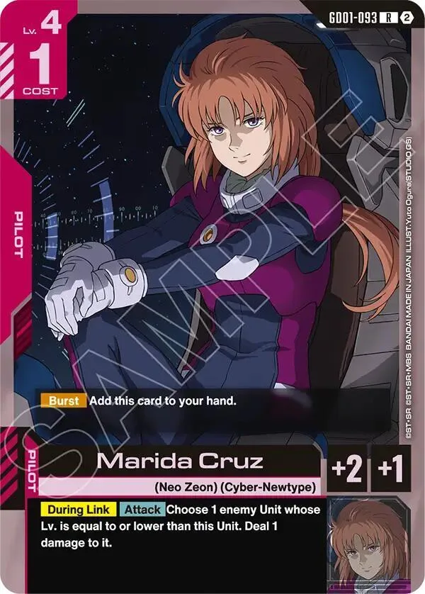 Marida Cruz card front