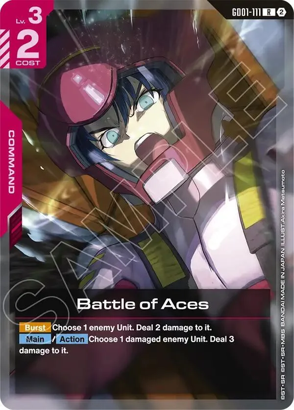 Battle of Aces card front