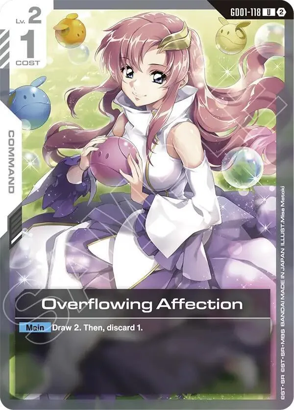 Overflowing Affection card front