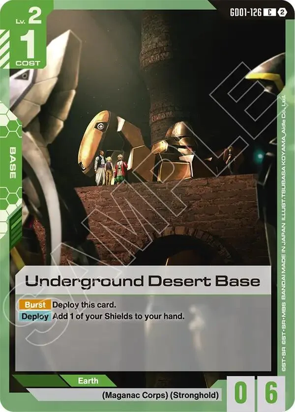 Underground Desert Base card front